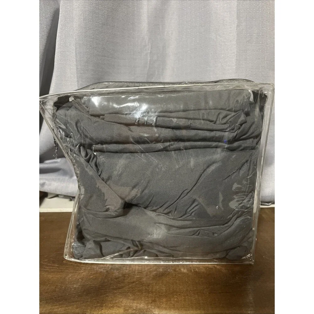Nestl Microfiber RV Short Queen Size 6 Piece Bed Sheet Set -Dark Grey
